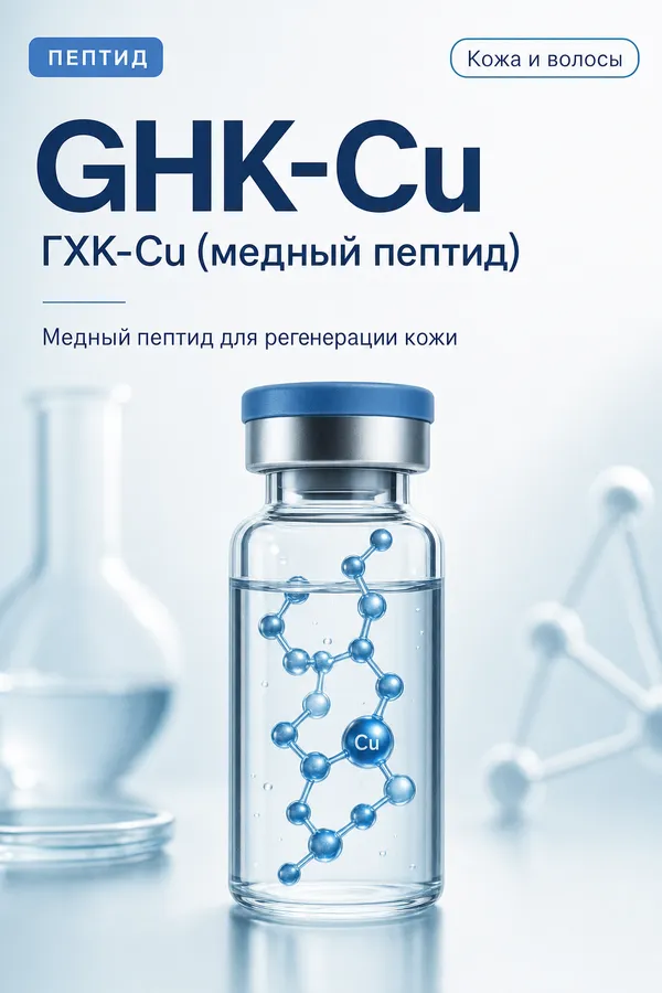 ГХК-Cu (медный пептид) (GHK-Cu) — Медный пептид